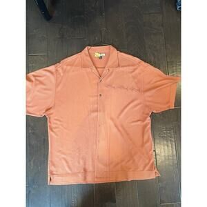 tommy bahama Rust fish Shirt XL